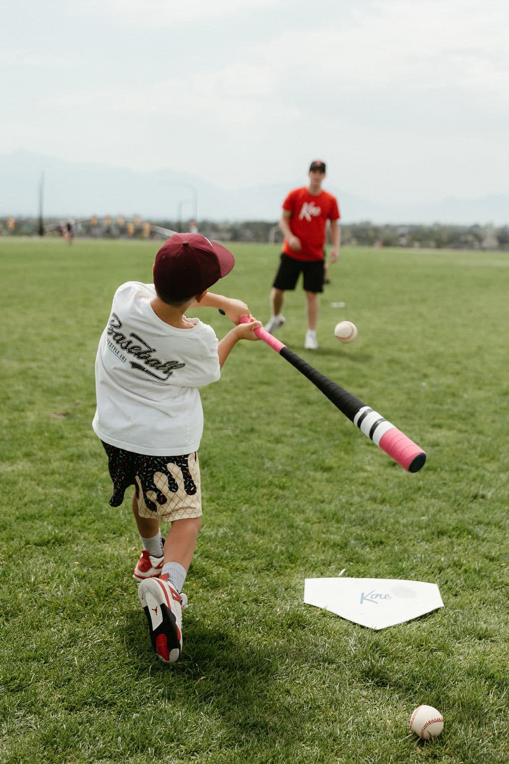 Kid at bat